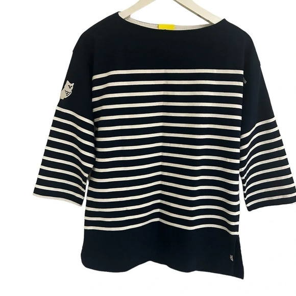 Lucky Chouette women’s size L designer tunic with owls both arms- Mint &  rare - Picture 2 of 11